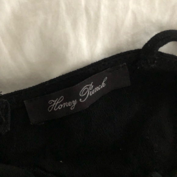 Honey Punch Black Romper - Picture 3 of 3